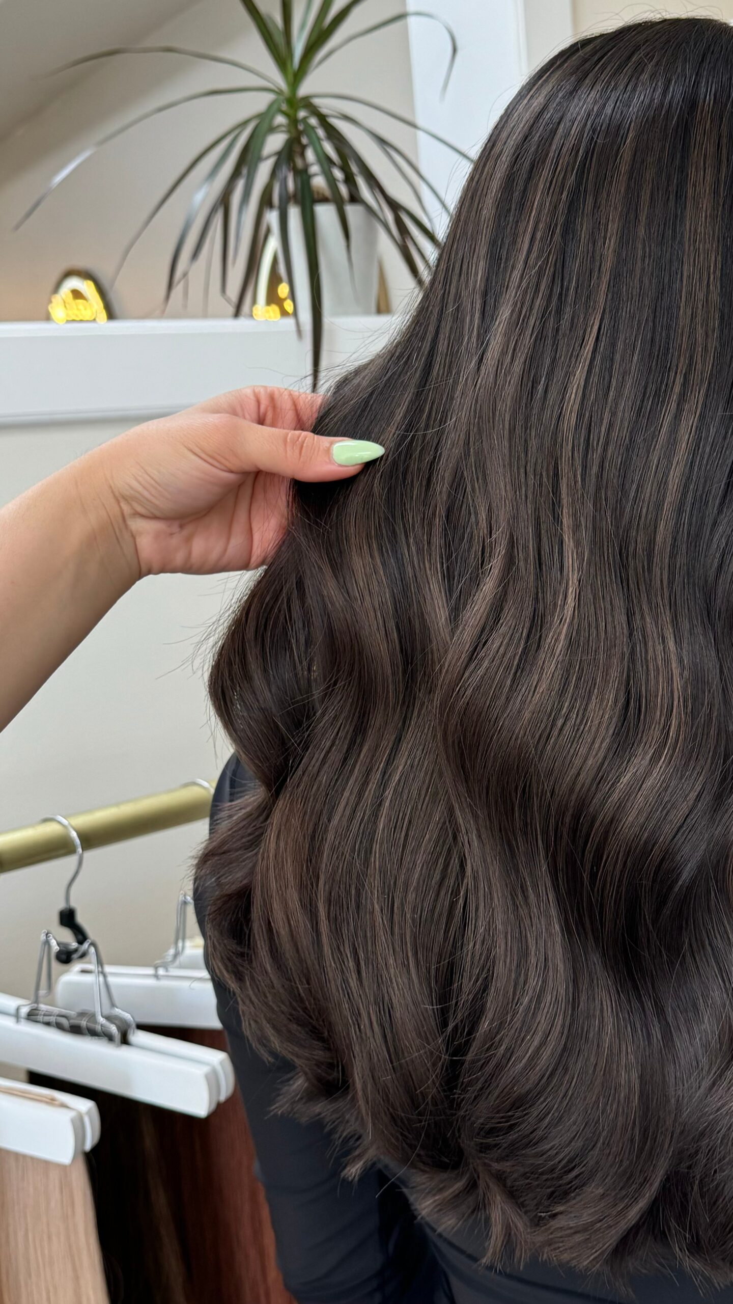 Natural balayage hair color at The Hairapy salon in Maple Ridge. Before and after blonding balayage by The Hairapy stylist Maple Ridge.