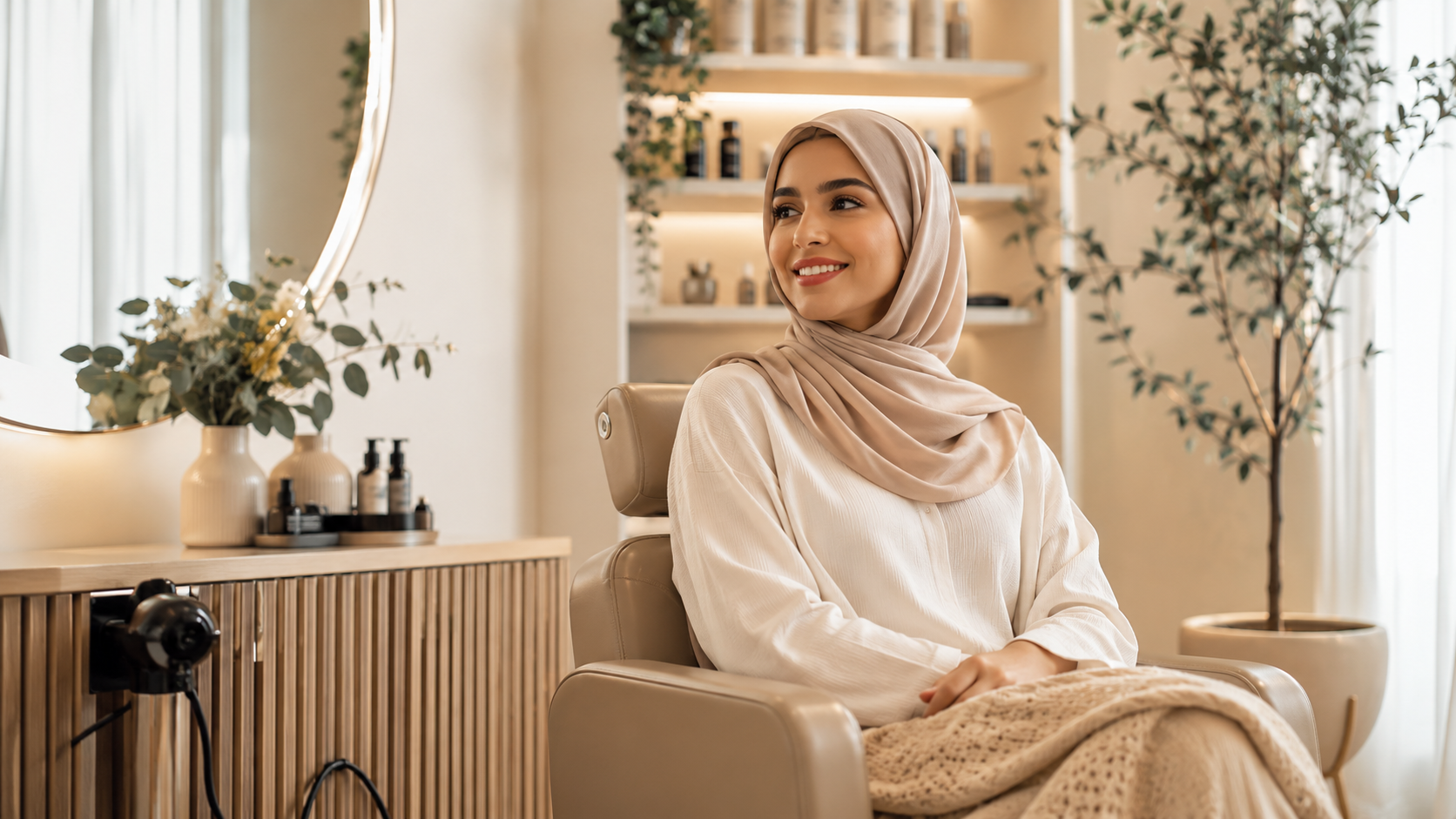 Private, hijabi-friendly hair salon room in Maple Ridge